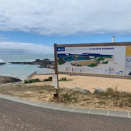 公寓 Rdc Face A La Mer Les Sables La Chaume